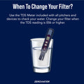7-Cup Ready Pour Pitcher (Blue/White) - Zero Water FIlters
