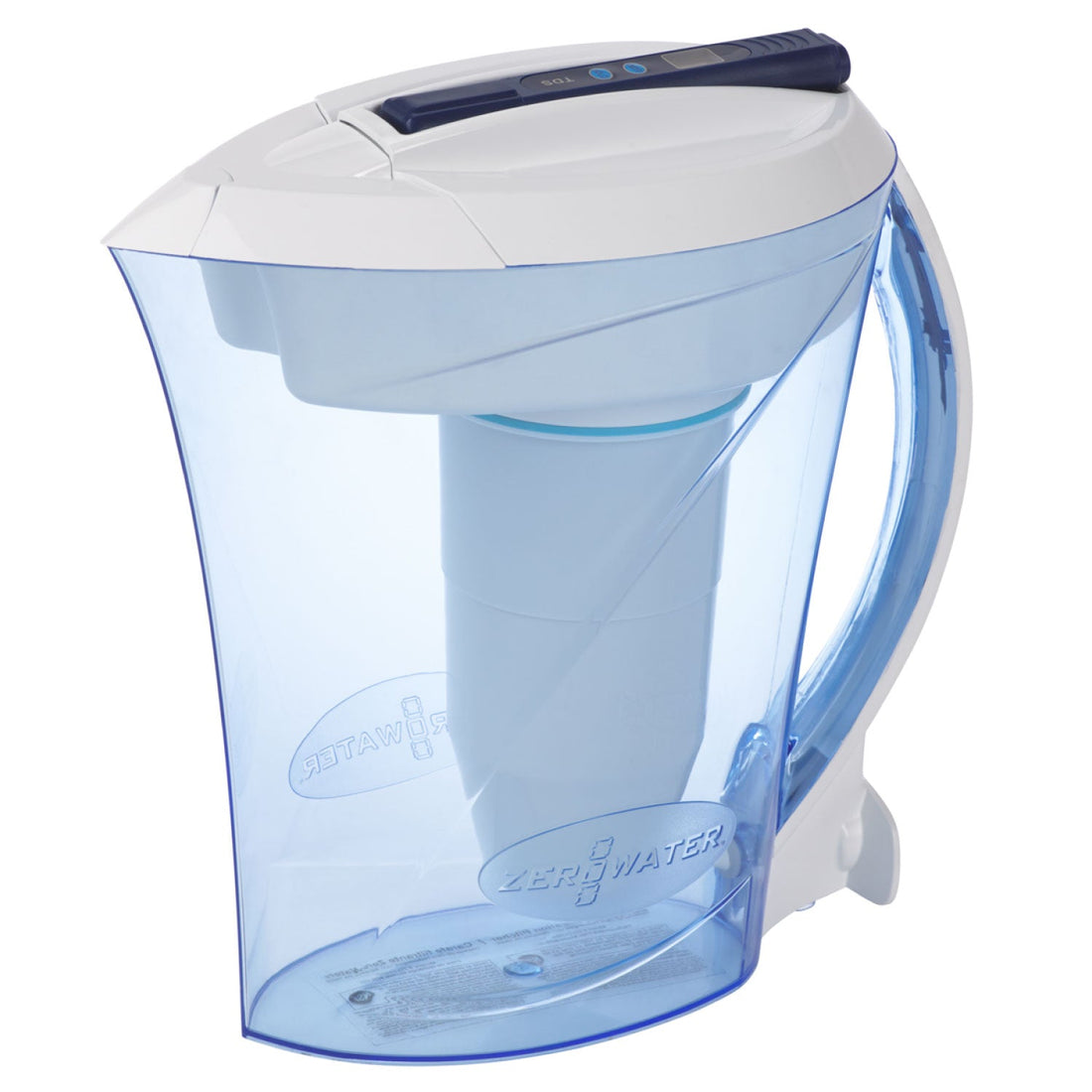 10-Cup Ready Pour Pitcher (Blue) - Zero Water FIlters