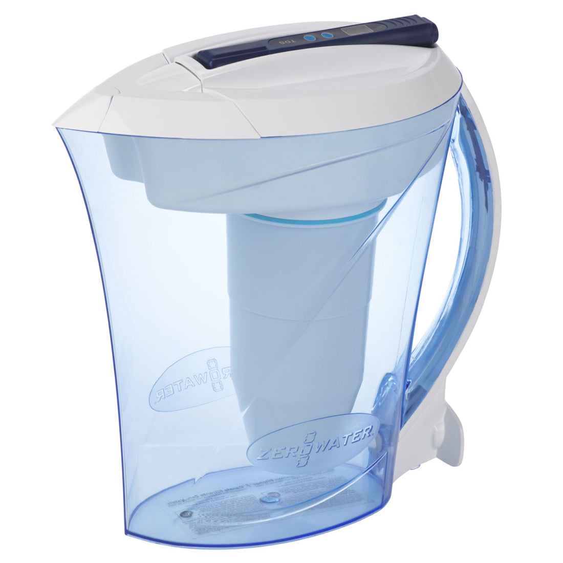 12-Cup Ready Pour Pitcher (Blue) - Zero Water FIlters