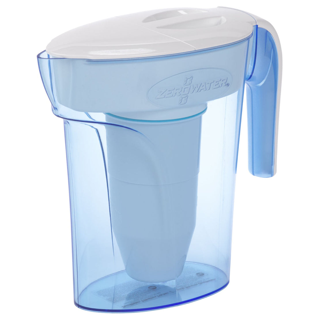 7-Cup Ready Pour Pitcher (Blue/White) - Zero Water FIlters